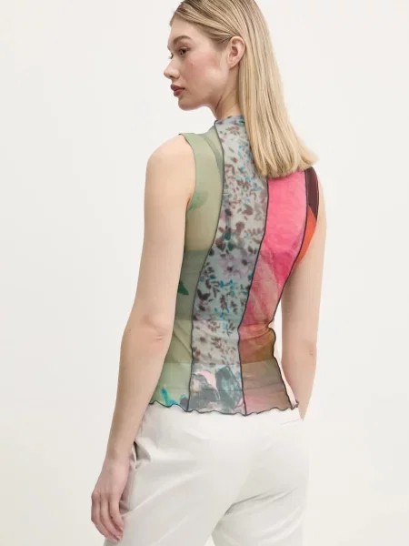 Top Desigual zelený