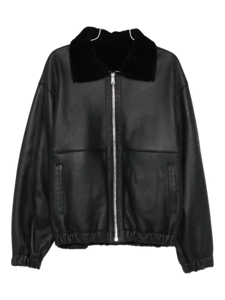 Geanta de piele Fendi negru