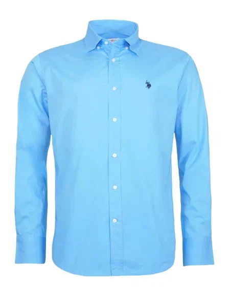 U.S. POLO ASSN. Cămașă deschis albastru