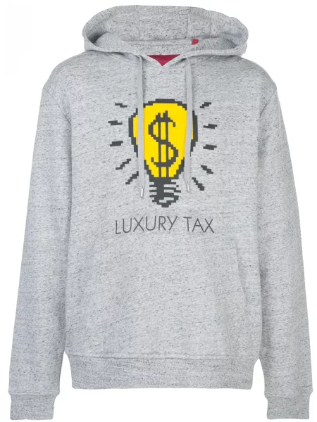 Суичър с качулка Mostly Heard Rarely Seen 8-bit от джърси сиво