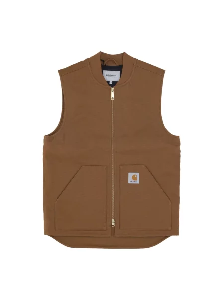 Kamizelka Carhartt Wip pikowana klasyczna brązowa