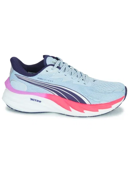 PUMA Pantofi sport Velocity deschis / mov vânătă / roz deschis / alb albastru