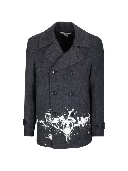 Palton Comme Des Garçons Shirt cu două rânduri de nasturi gri