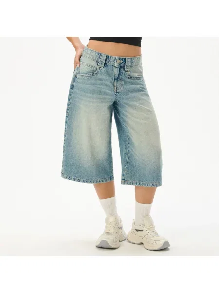 Джинсовые шорты Cropp синие