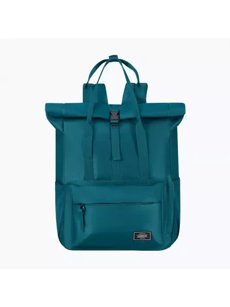 Plecak American Tourister Urban Groove turkusowy ciemny niebieski