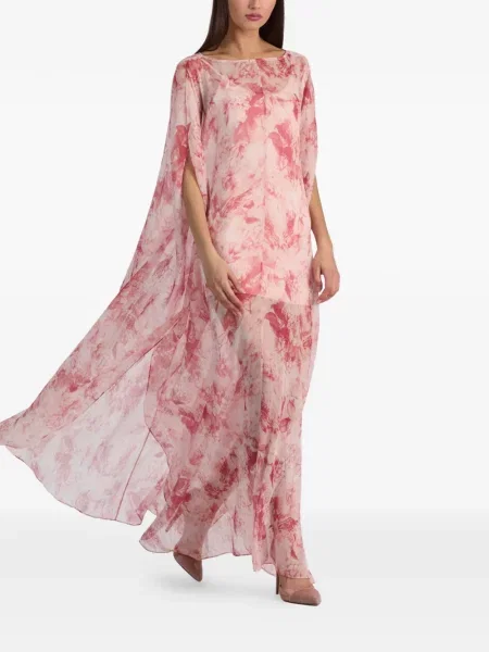 Rochie maxi Alice + Olivia cu model floral cu imagine roz