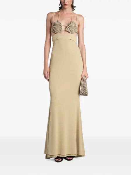 Rochie maxi Hibourama verde