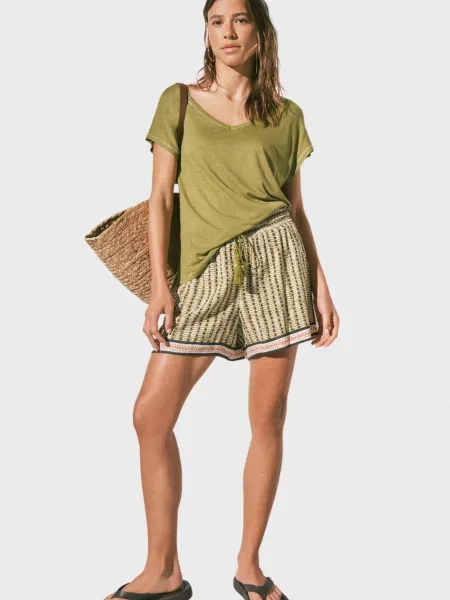 Футболка Women'secret оливковая