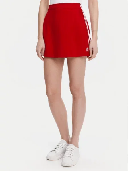 Adidas Spódnica trapezowa adicolor czerwony