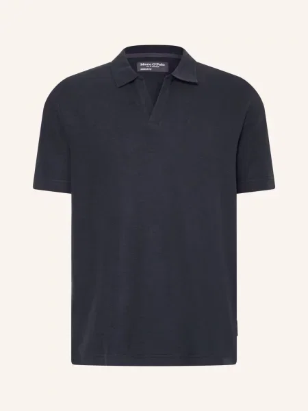 Marc O'polo Jerseyové Polo Tričko Regular Fit tmavě modrá