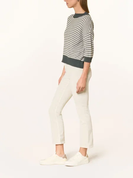 Opus Pants Kalhoty Enja Gentle Z Manšestru macadamia