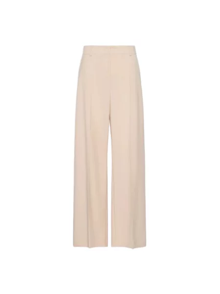 Spodnie Weekend Max Mara beżowe
