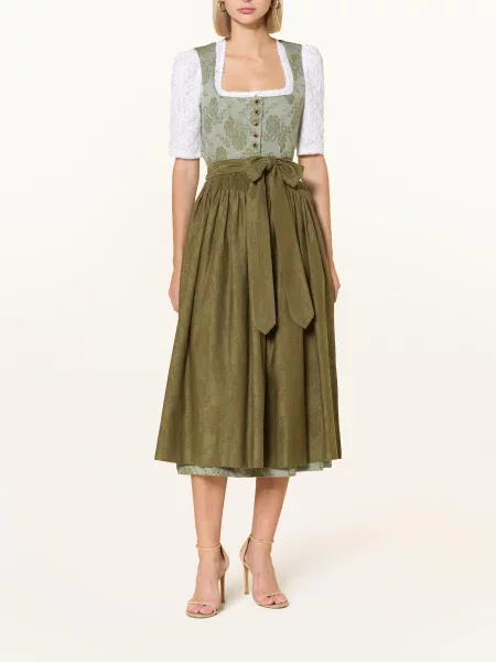 Gottseidank Dirndl Halenka Ava bílá