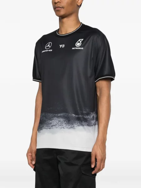 Tricou Y-3 scurt negru