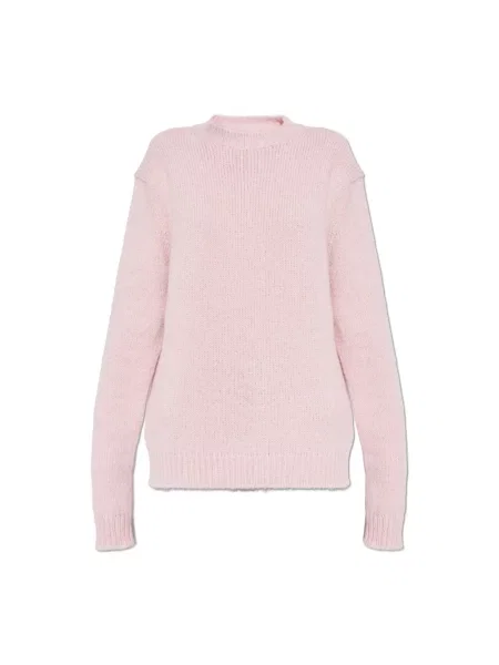 Sweter Jil Sander wełniany różowy