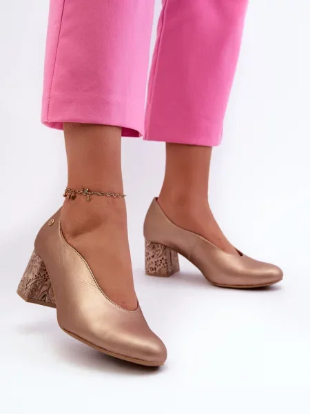 Полуотворени обувки Maciejka на платформе