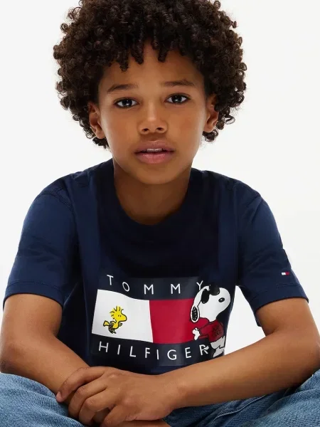 Tommy Hilfiger тениска за деца от x Peanuts