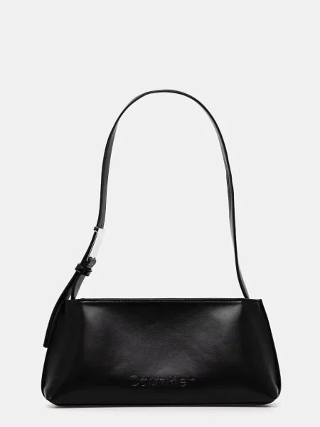 Torebka Ck Calvin Klein skórzana czarna