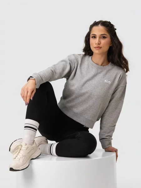 Neverover Hanorac sport NOVO amestecat gri