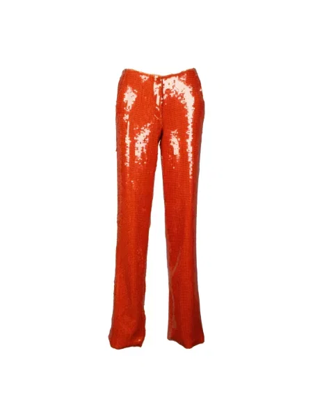 Spodnie Laquan Smith pomarańczowe