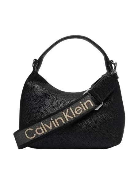 Calvin Klein Kabelka na rameno svetlobéžová čierna