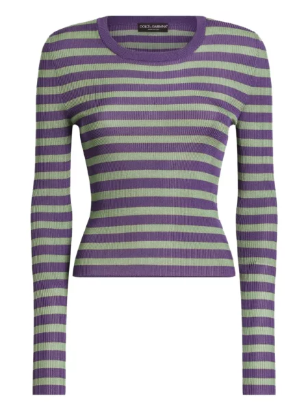 Pulover Dolce & Gabbana cu dungi verde