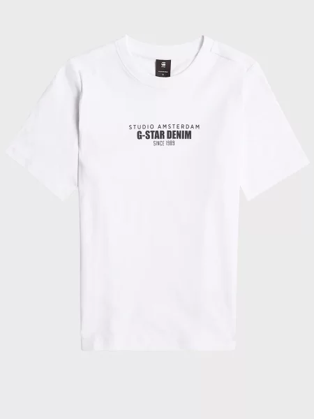 Футболка G-star Raw біла
