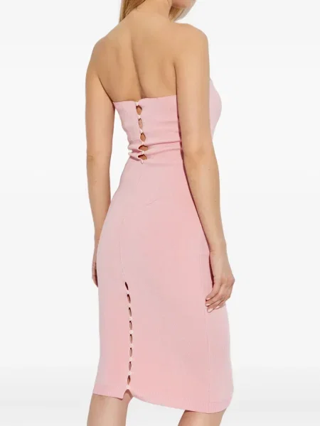 Rochie midi Jacquemus până la genunchi de costum roz
