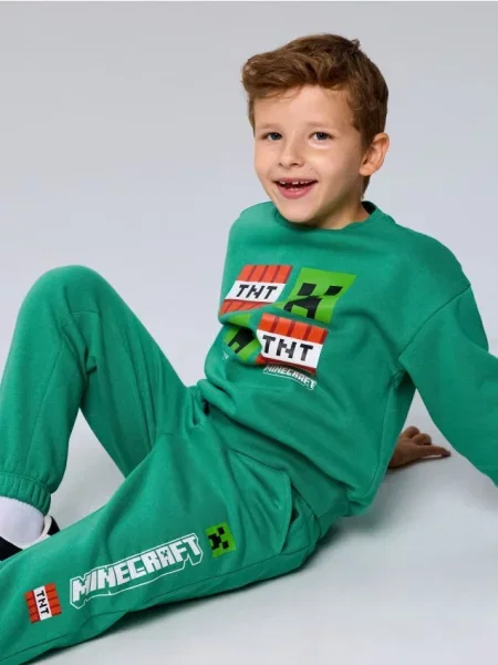 Dětské kalhoty Sinsay zelené