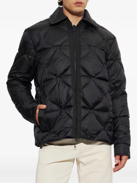 Matlasat geacă Moncler negru