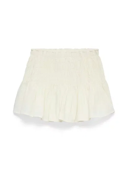 Mini sukně Vero Moda bílá