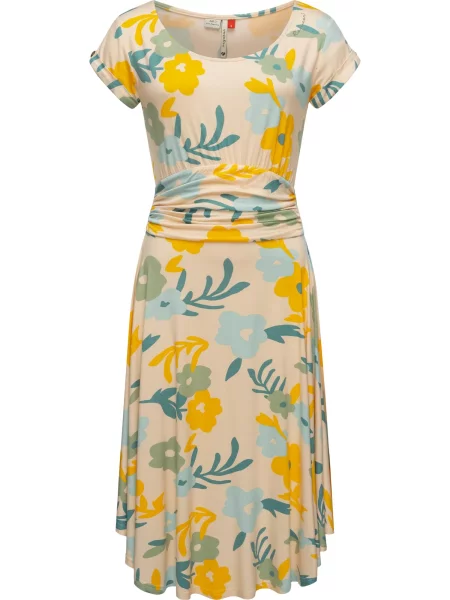Ragwear Rochie Yvone pielii / deschis / galben șofran / pământiu / verde petrol albastru