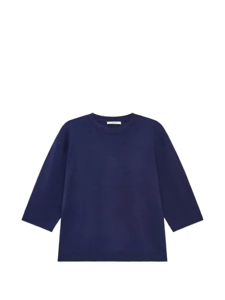 Pulover Maliparmi cu decolteu rotund albastru