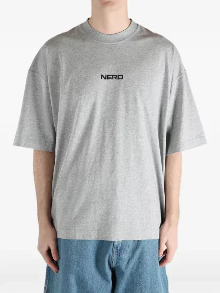 Tricou Vetements scurt gri