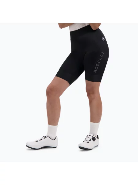 Női kerékpáros rövidnadrág Rogelli Essential III black. Méret: L fekete