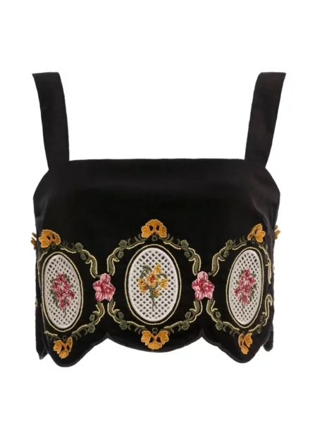 Top Agua By Agua Bendita negru