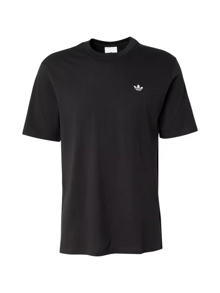 ADIDAS ORIGINALS Tricou Trefoil Essentials' negru