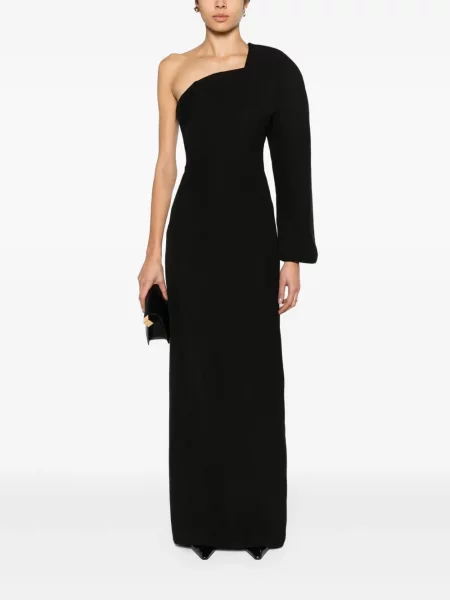 Kostiumas maksi maxi suknele Jacquemus vieno peties juoda