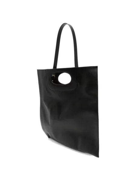 Geantă shopper Gherardini din piele negru