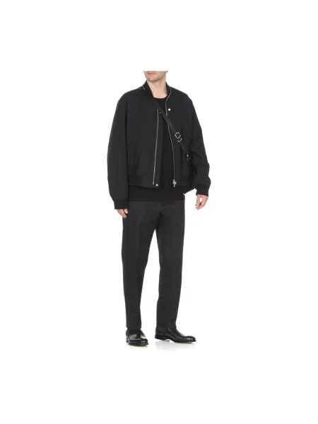 Koszulka Jil Sander z logo czarna