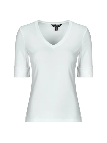 Tricou Lauren Ralph Lauren alb