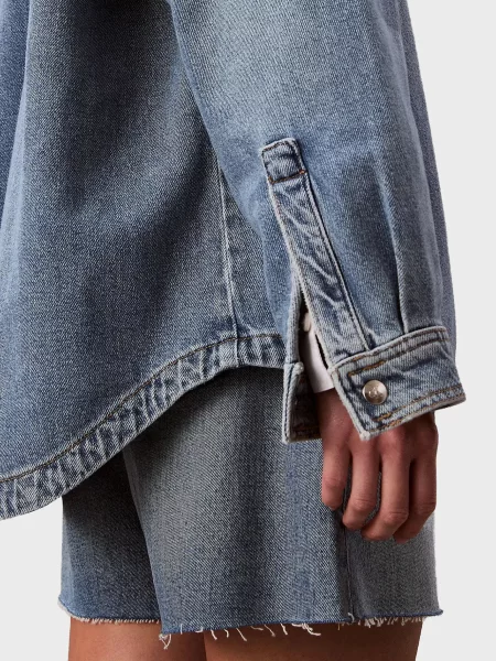 Сорочка Calvin Klein Jeans блакитна