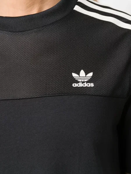 Rochie tip cămașă Adidas de costum negru
