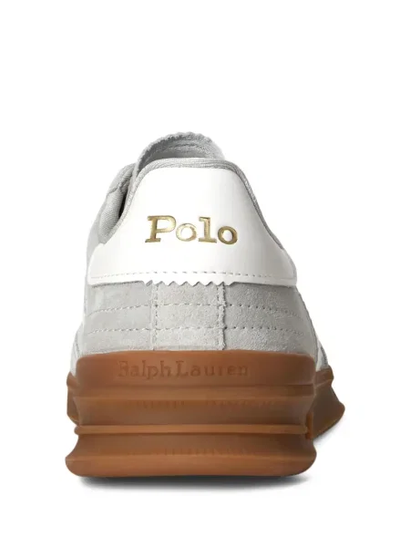 Semišové boxerky Polo Ralph Lauren s kapucí s přezkou bílé