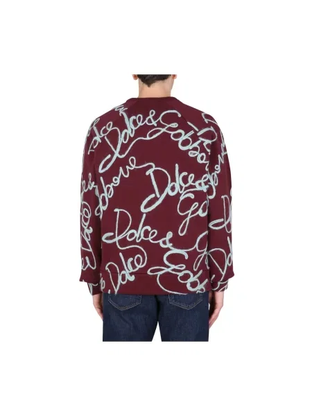 Bluza sportowa Dolce And Gabbana czerwona