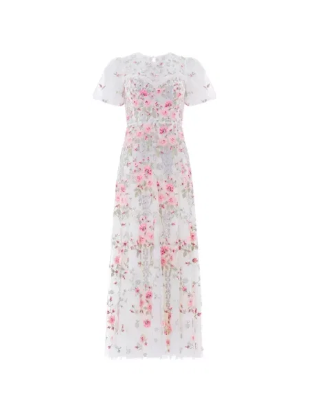 Rochie Needle & Thread din tul alb