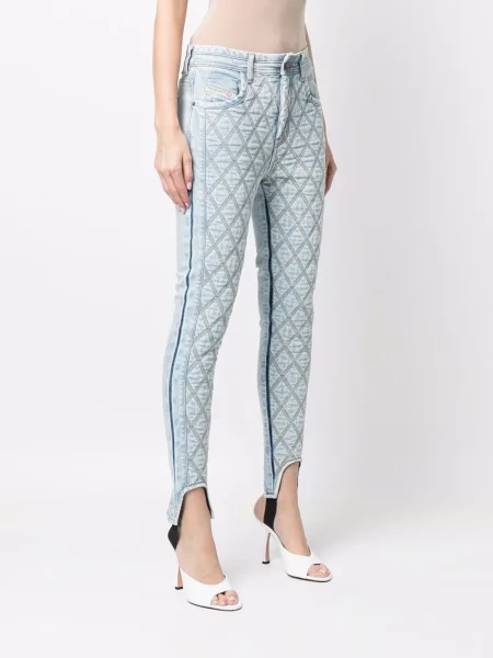 Слаб дънки skinny fit Diesel синьо