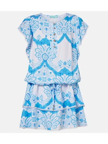 Rochie Melissa Odabash cu imagine alb