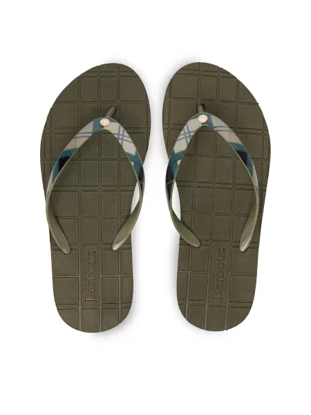Papuci Barbour verde