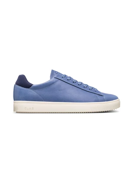 Clae Bradley Blue Shadow Leather Mężczyźni Buty sportowe Clae Size: 10 niebieski